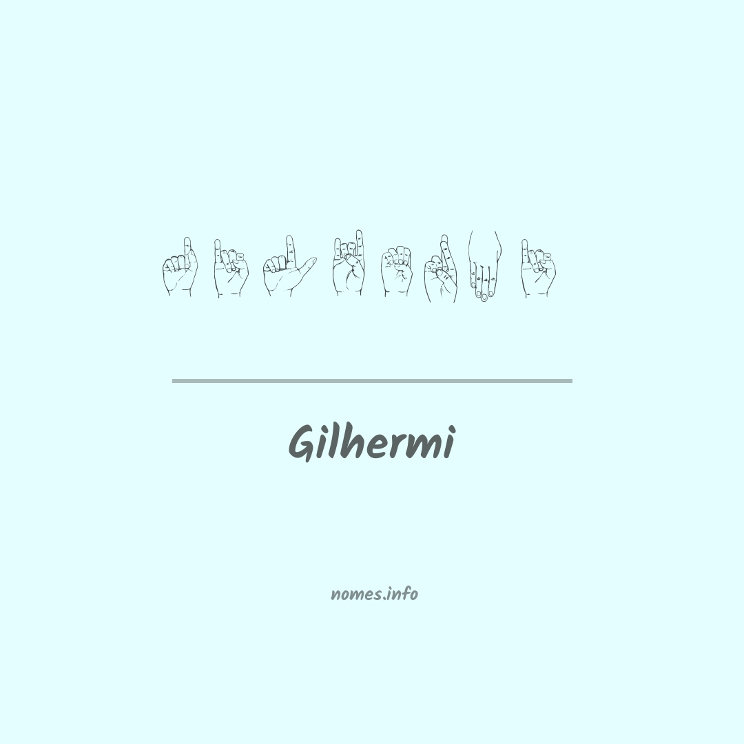 Gilhermi em Libras