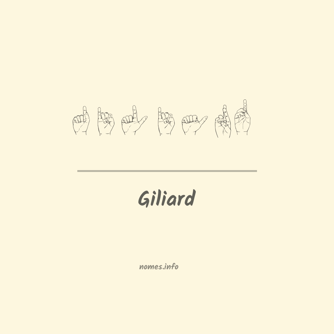 Giliard em Libras