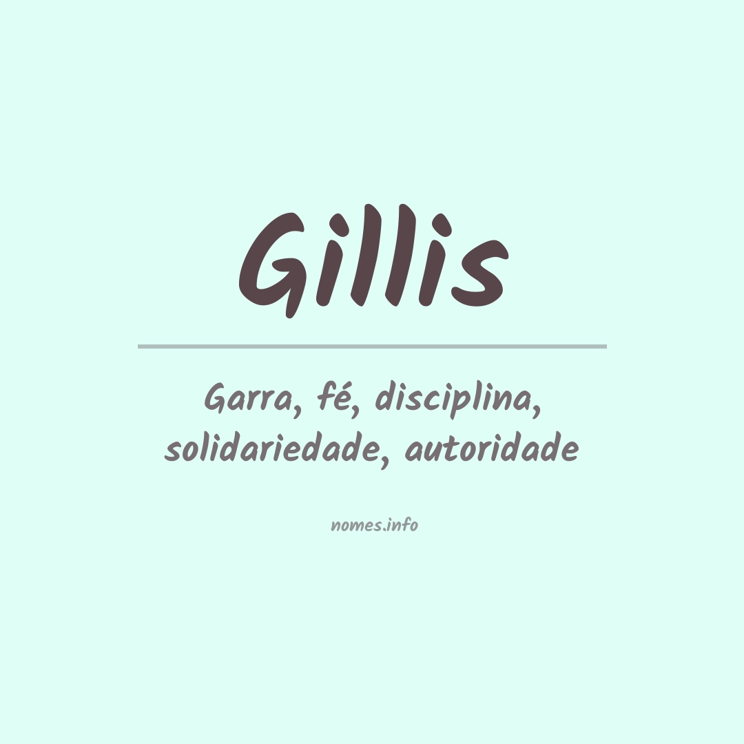 Significado do nome Gillis