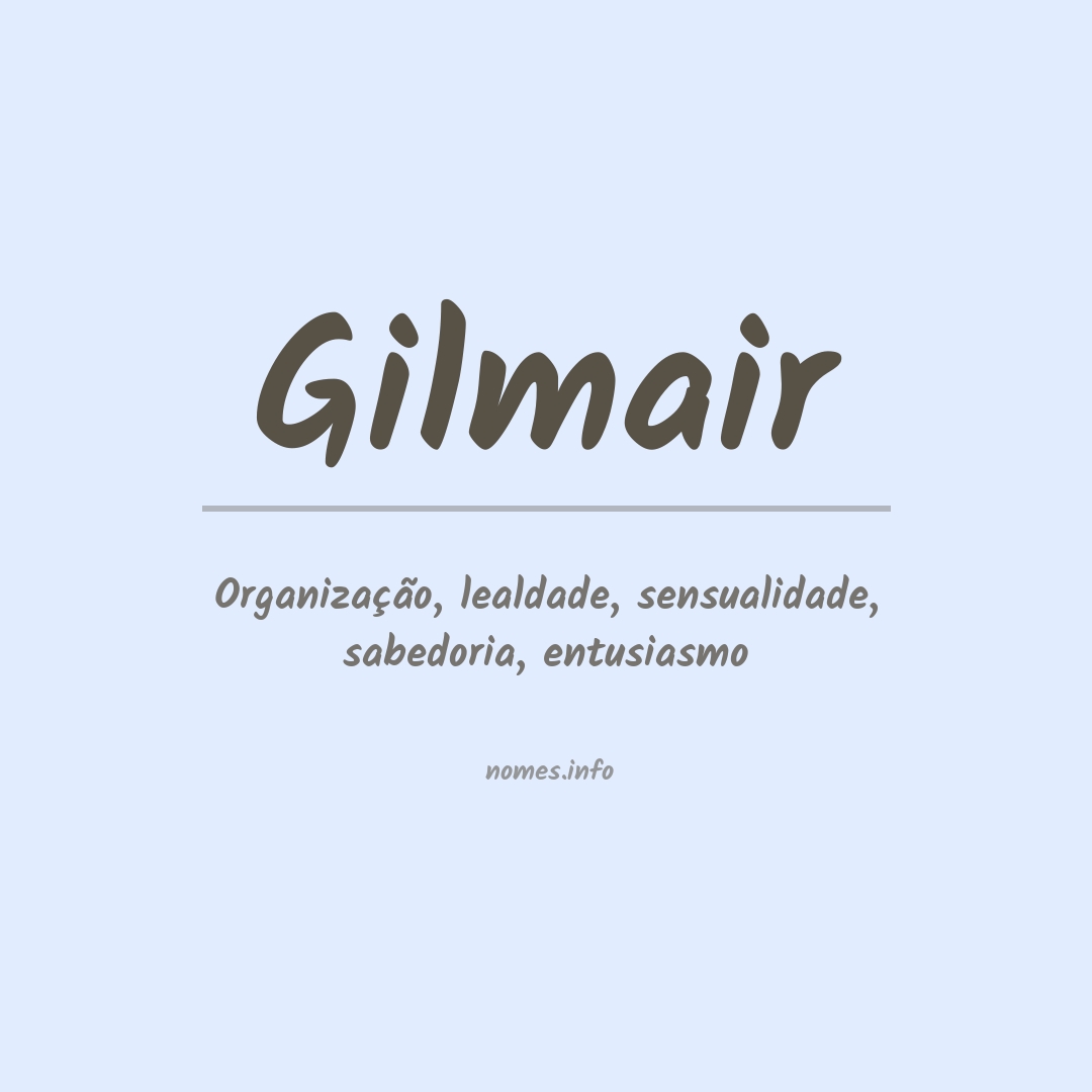 Significado do nome Gilmair