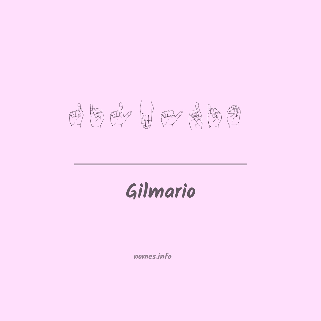 Gilmario em Libras