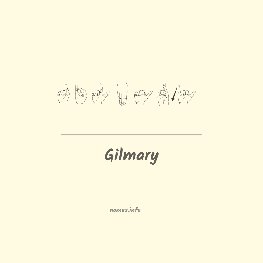 Gilmary em Libras