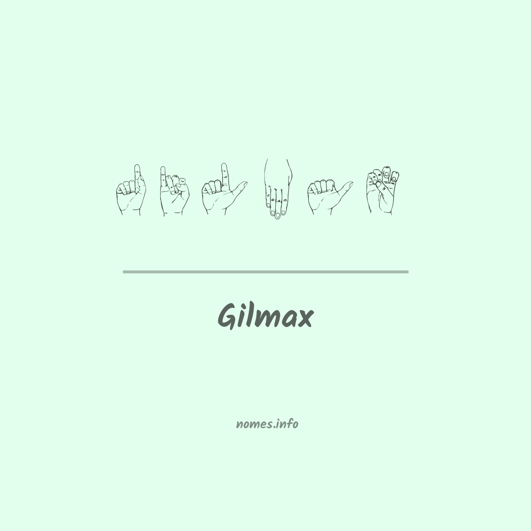 Gilmax em Libras