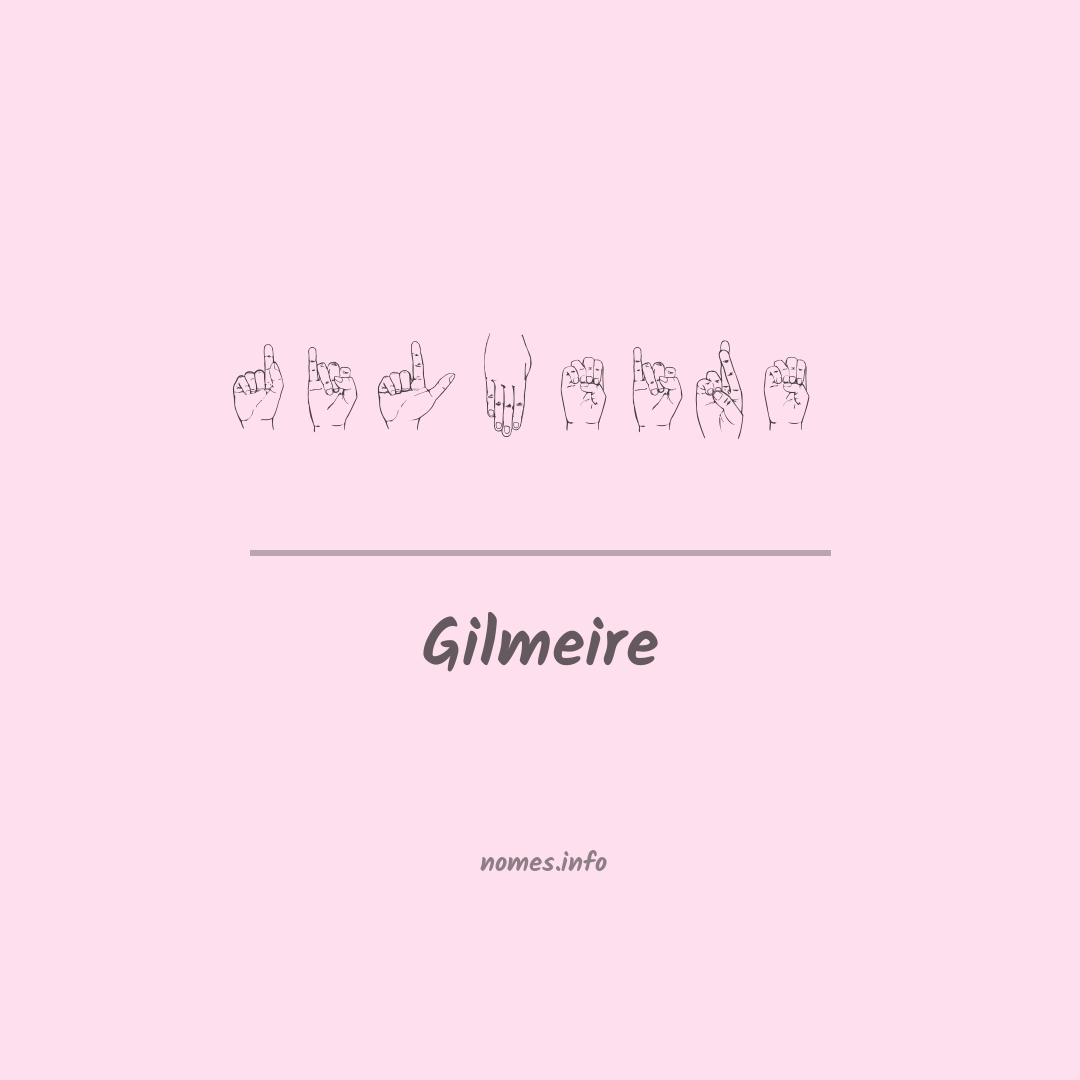 Gilmeire em Libras