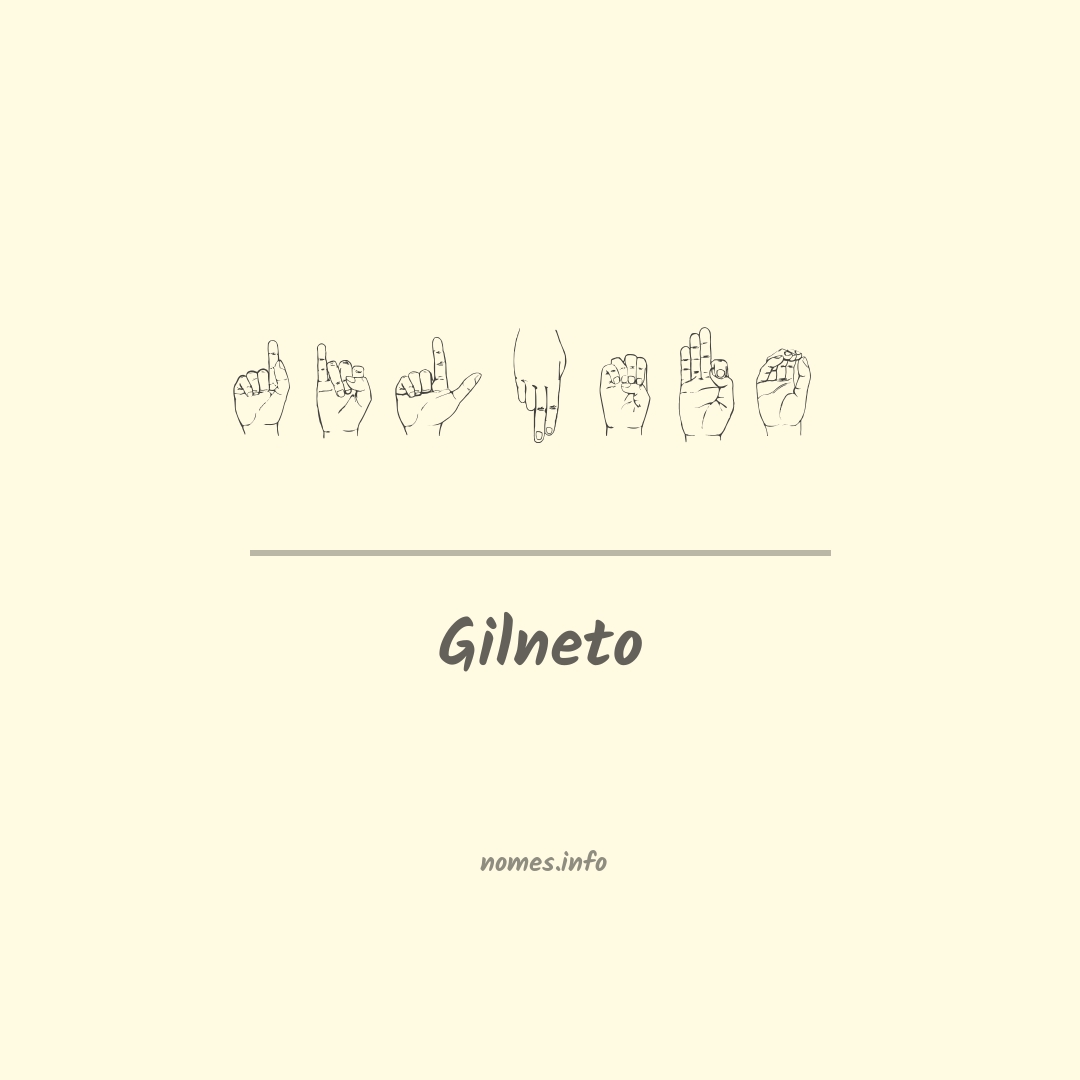 Gilneto em Libras