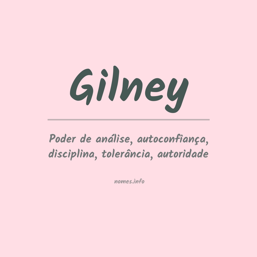 Significado do nome Gilney