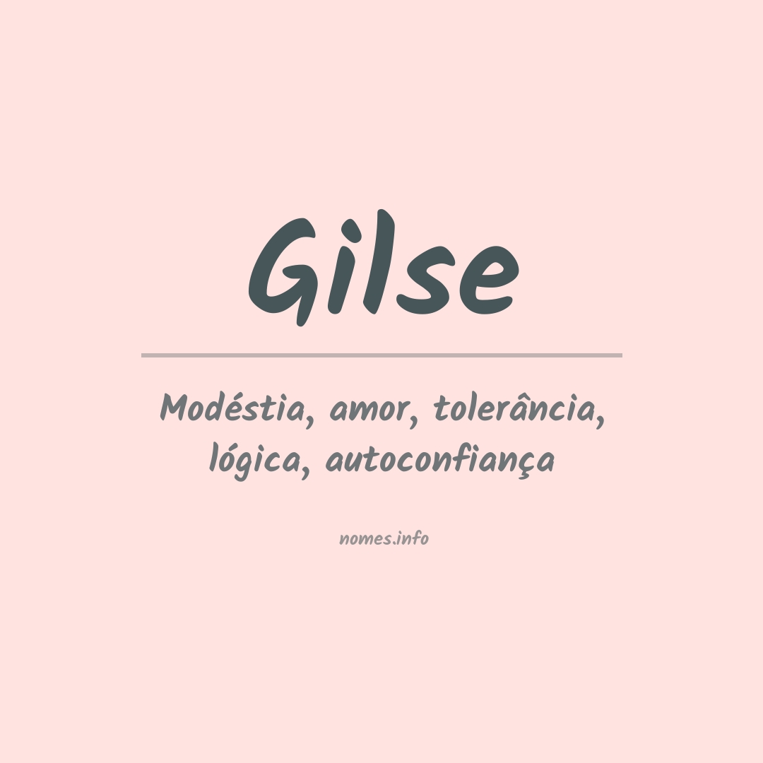 Significado do nome Gilse