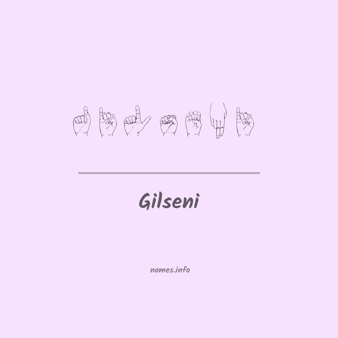 Gilseni em Libras