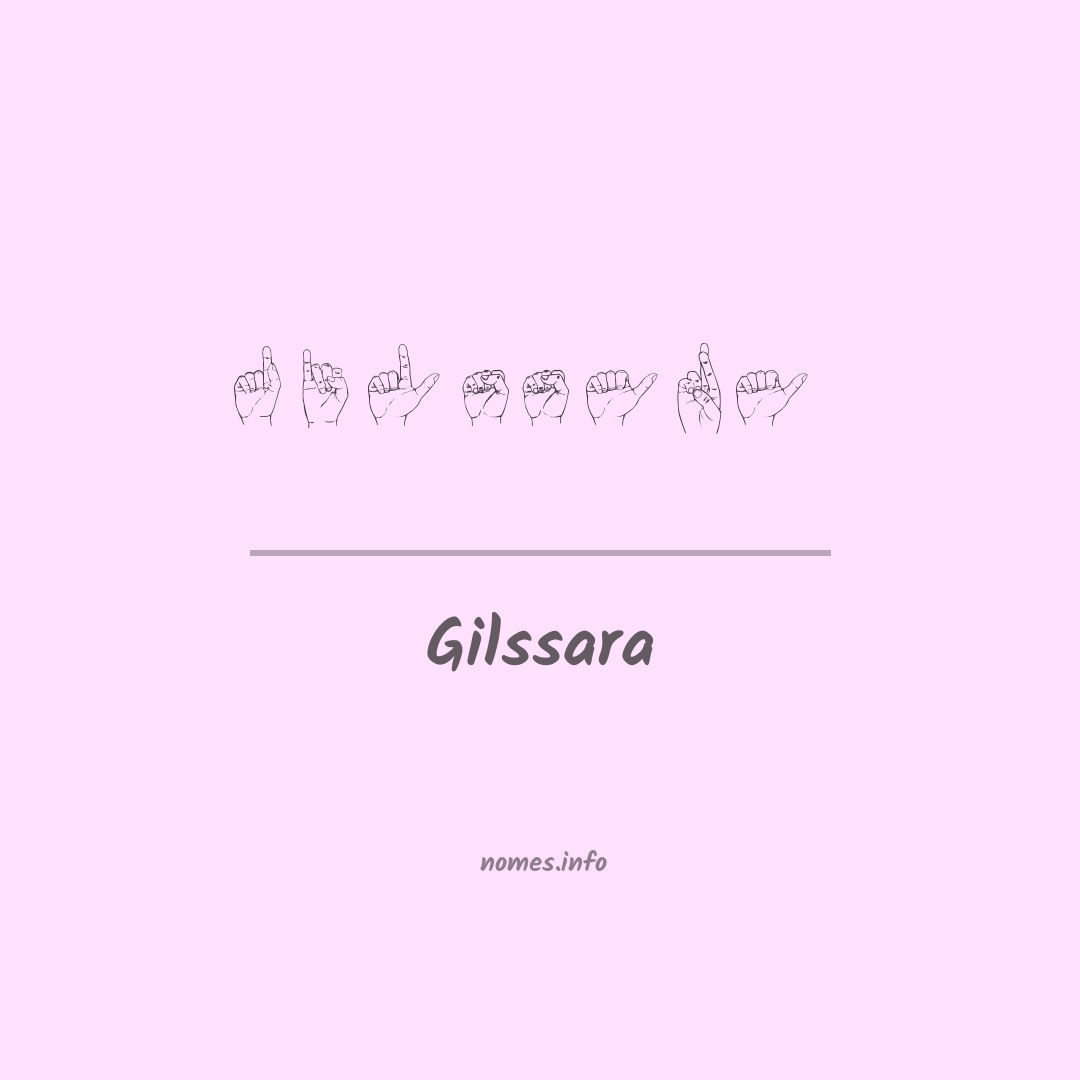 Gilssara em Libras