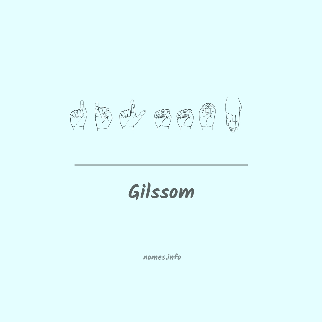 Gilssom em Libras