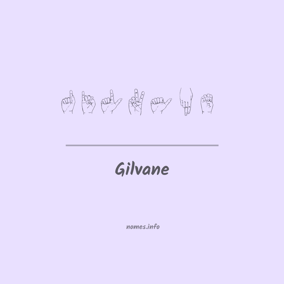 Gilvane em Libras