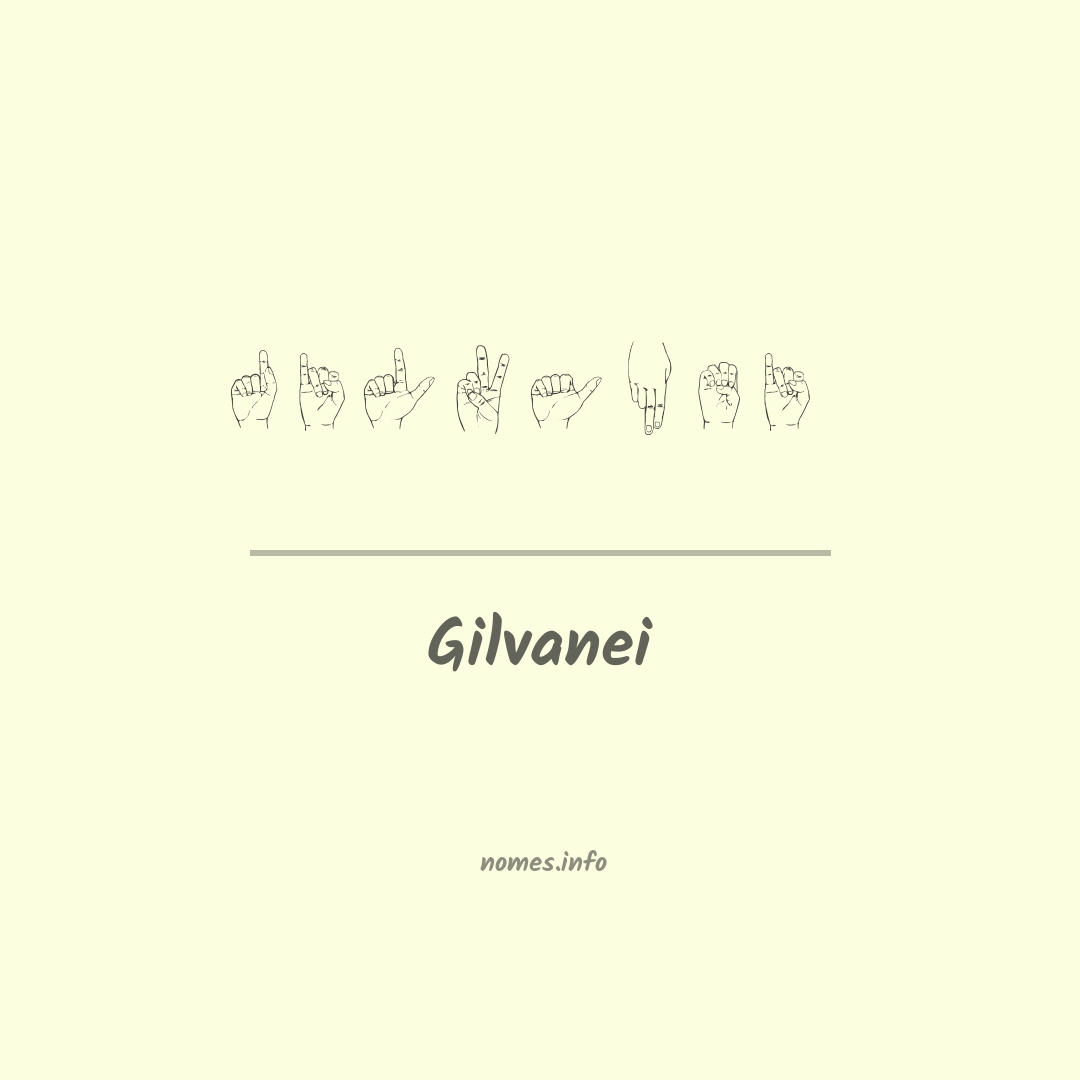 Gilvanei em Libras