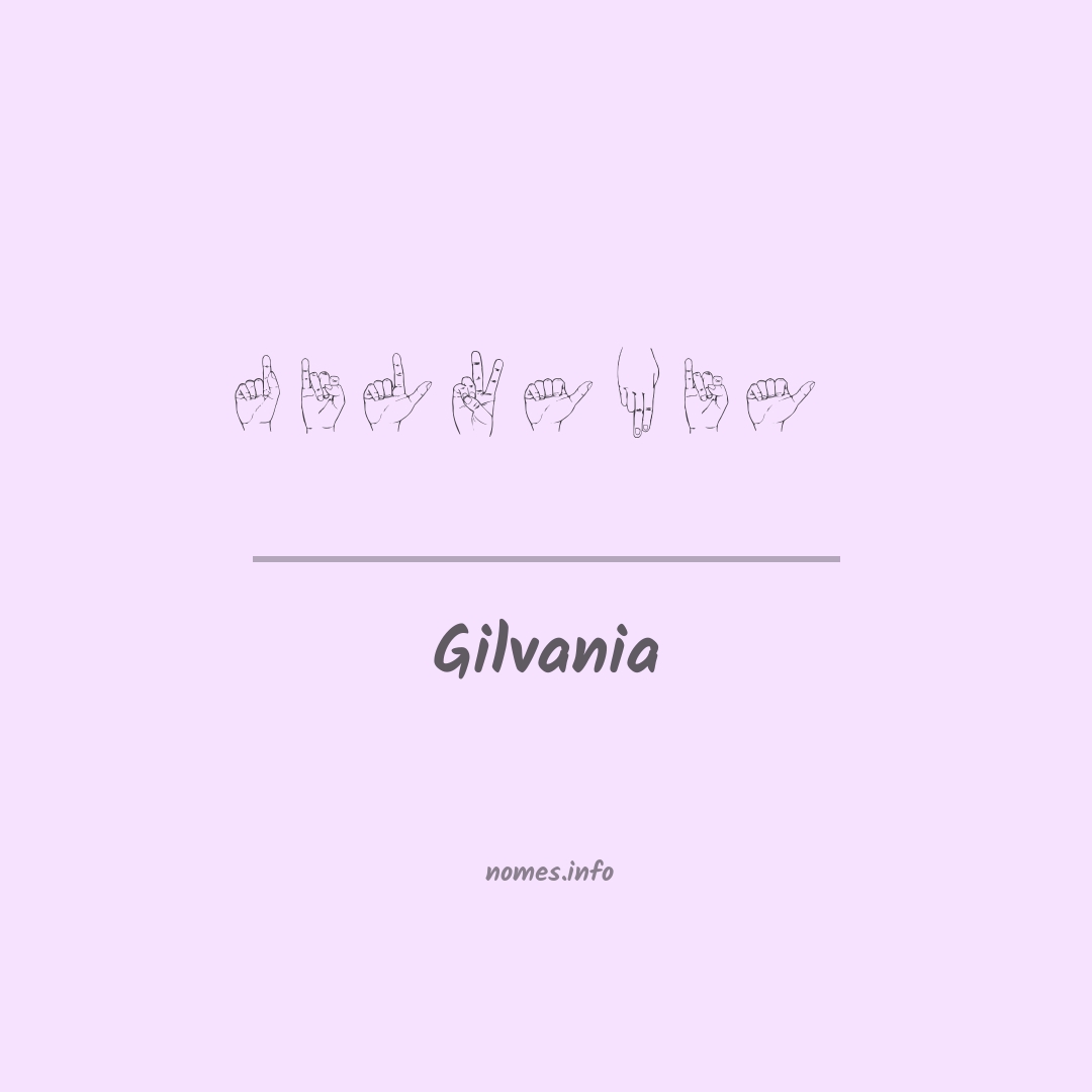 Gilvania em Libras