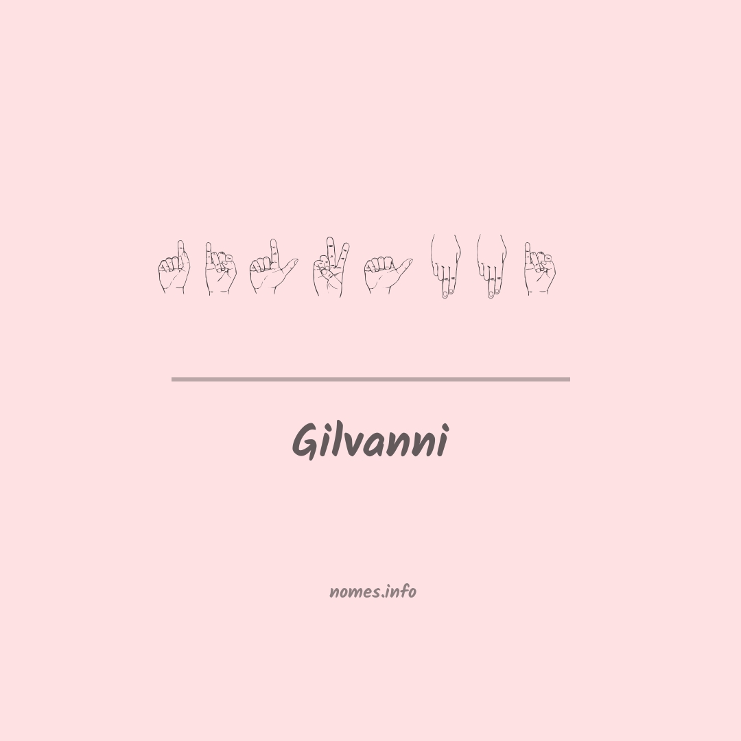 Gilvanni em Libras
