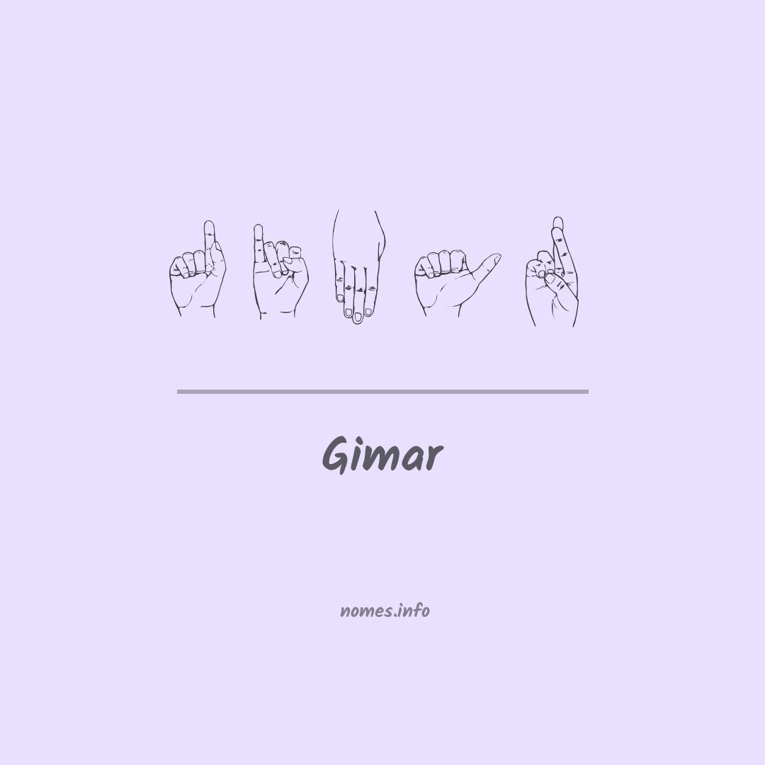 Gimar em Libras