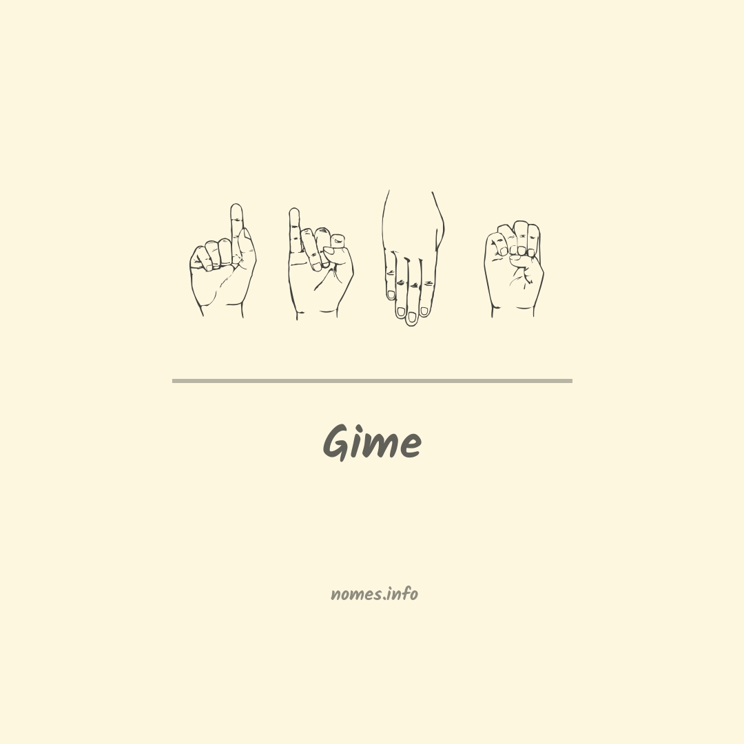 Gime em Libras