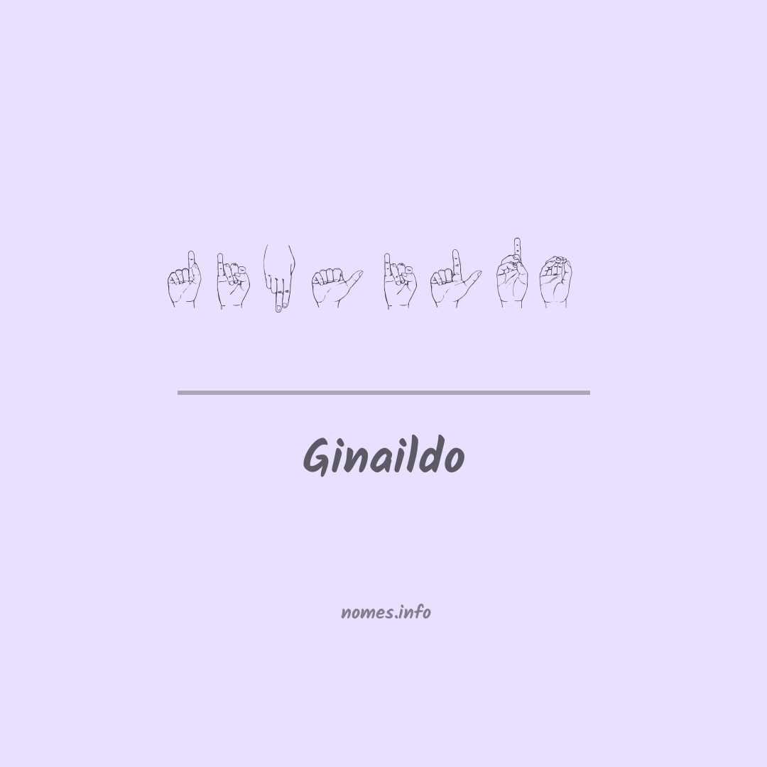 Ginaildo em Libras