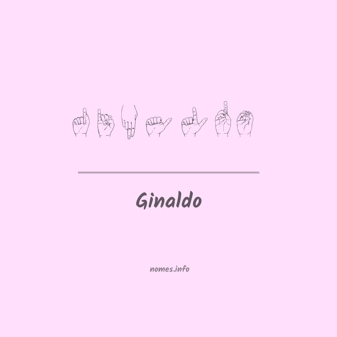 Ginaldo em Libras