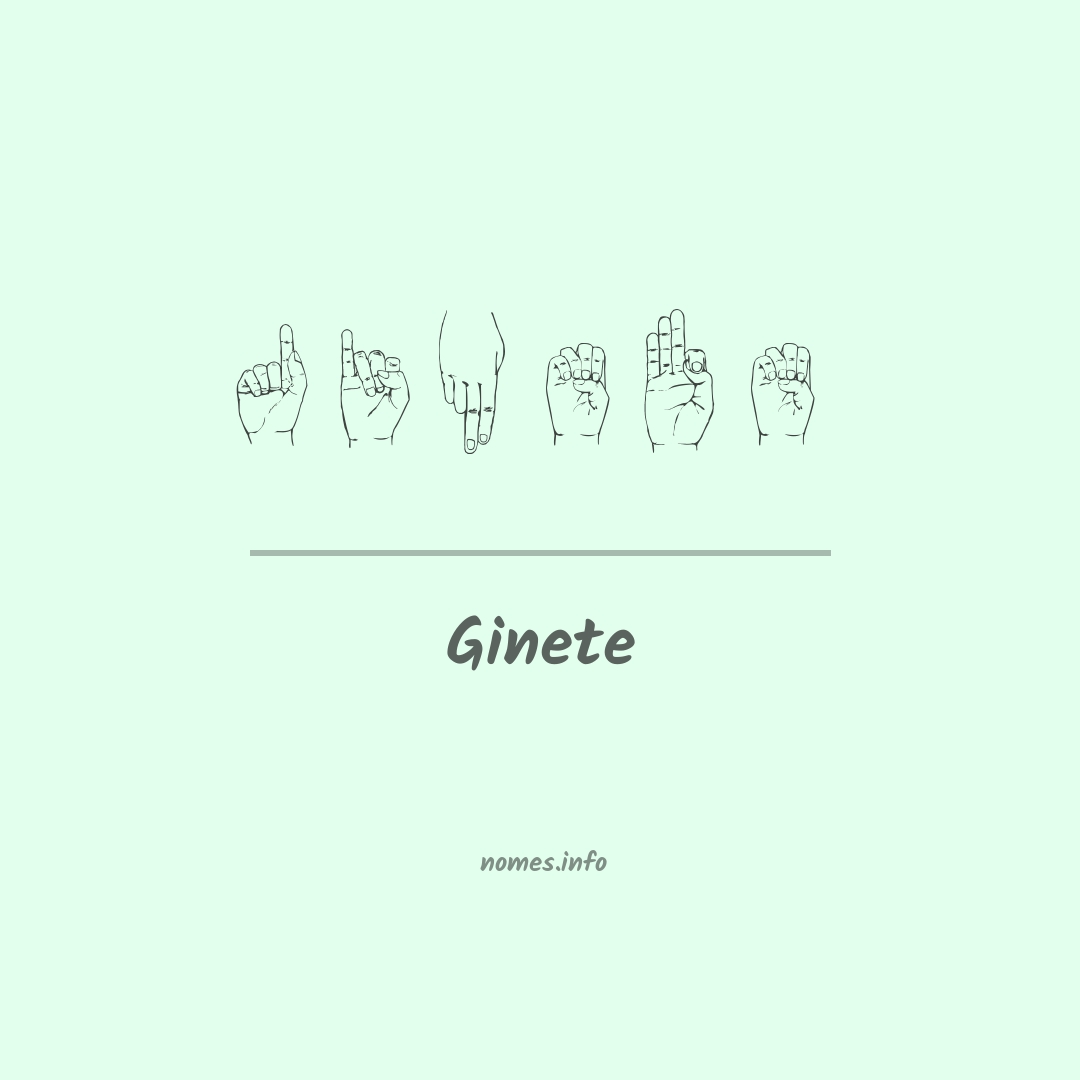 Ginete em Libras