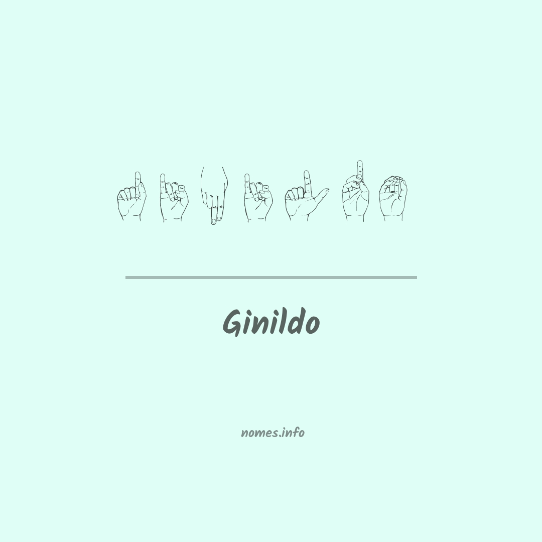 Ginildo em Libras