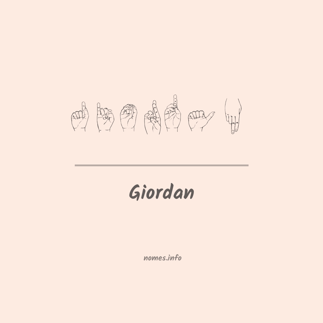 Giordan em Libras