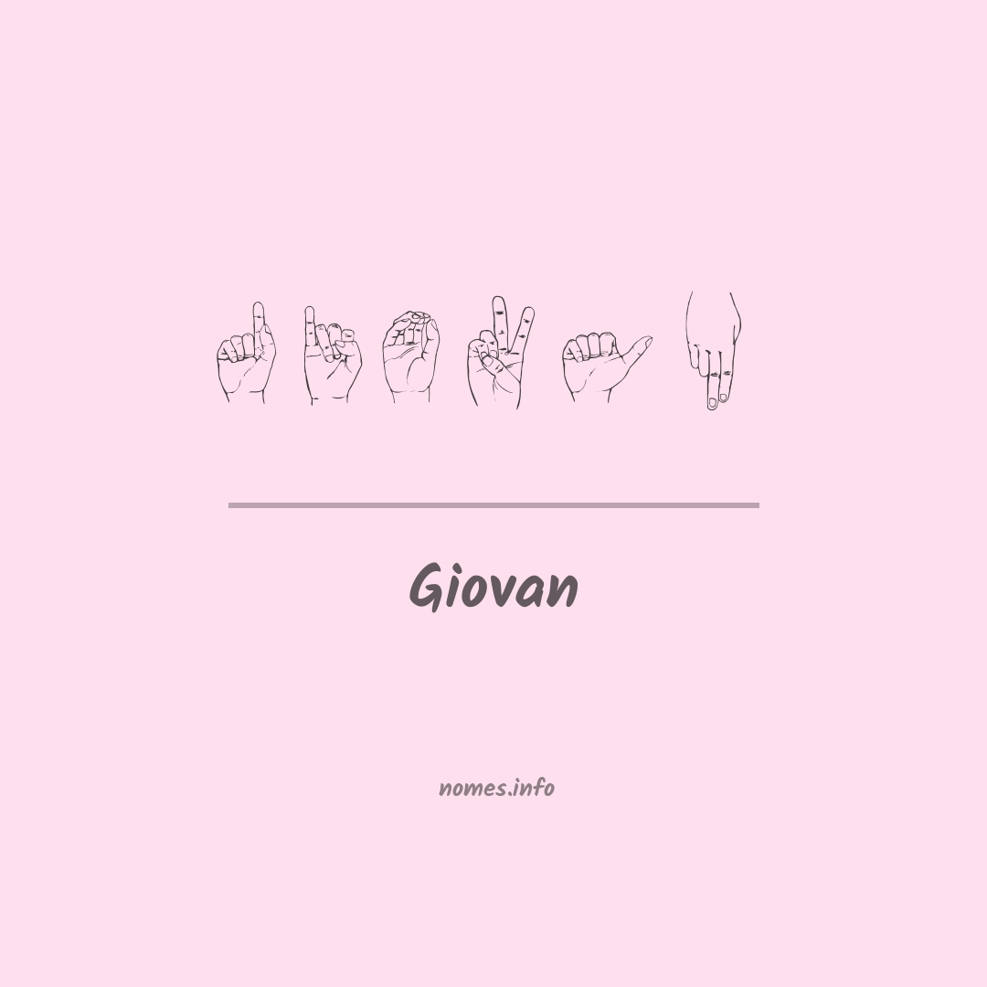 Giovan em Libras