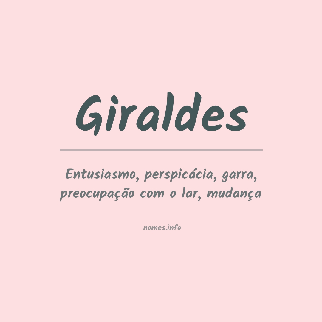 Significado do nome Giraldes