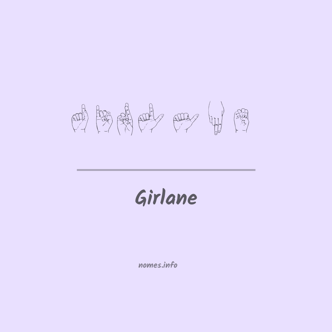 Girlane em Libras