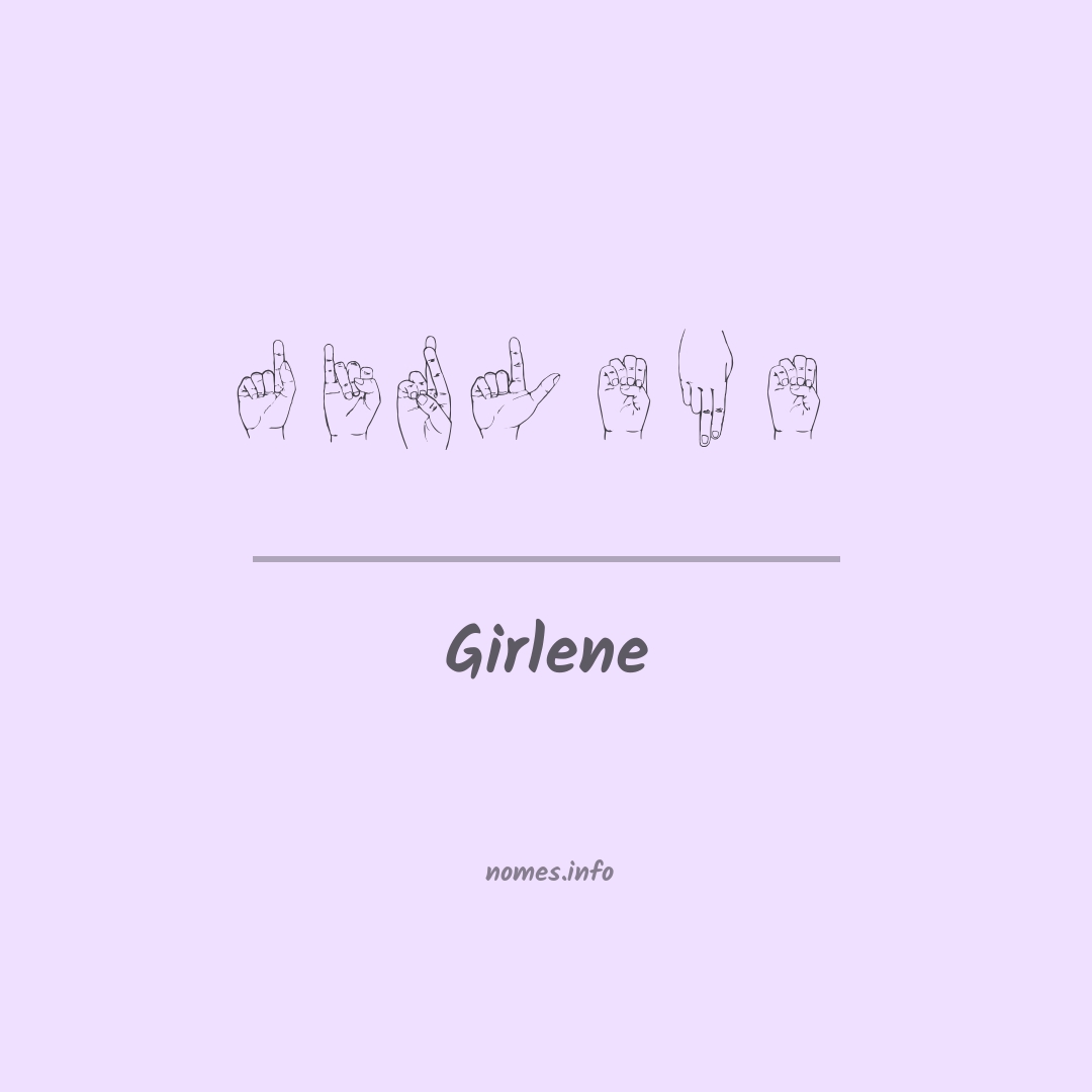 Girlene em Libras