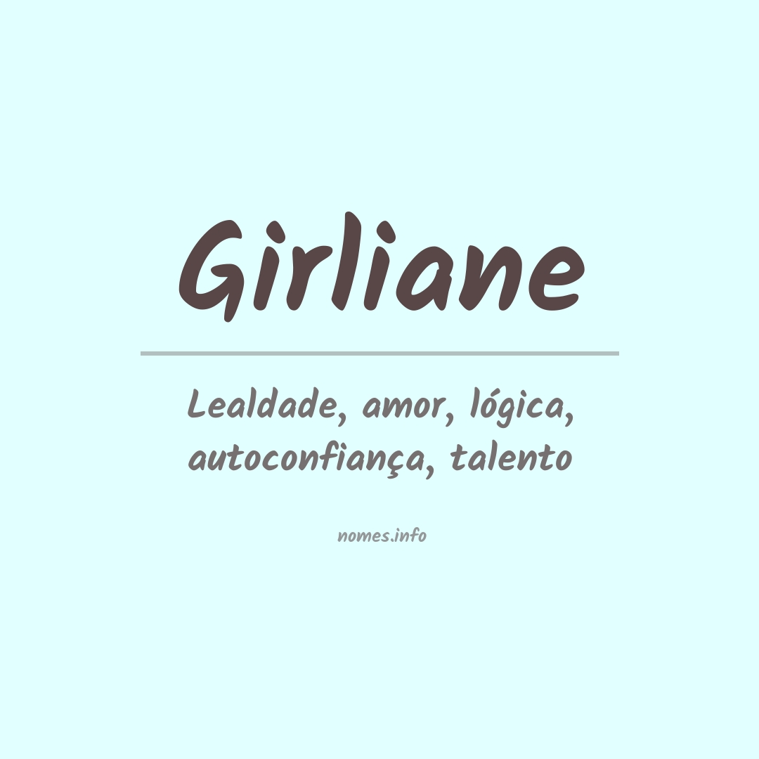 Significado do nome Girliane