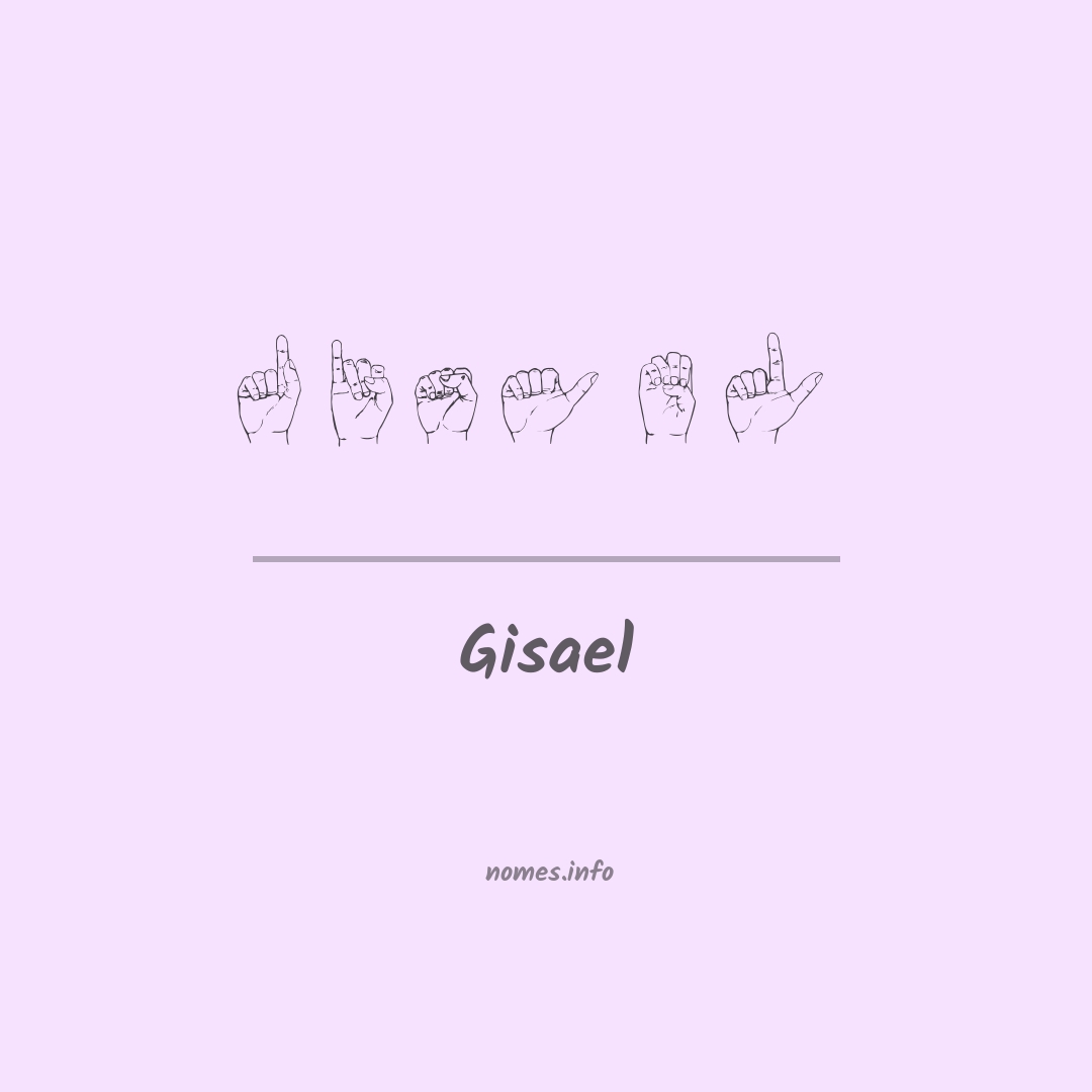 Gisael em Libras