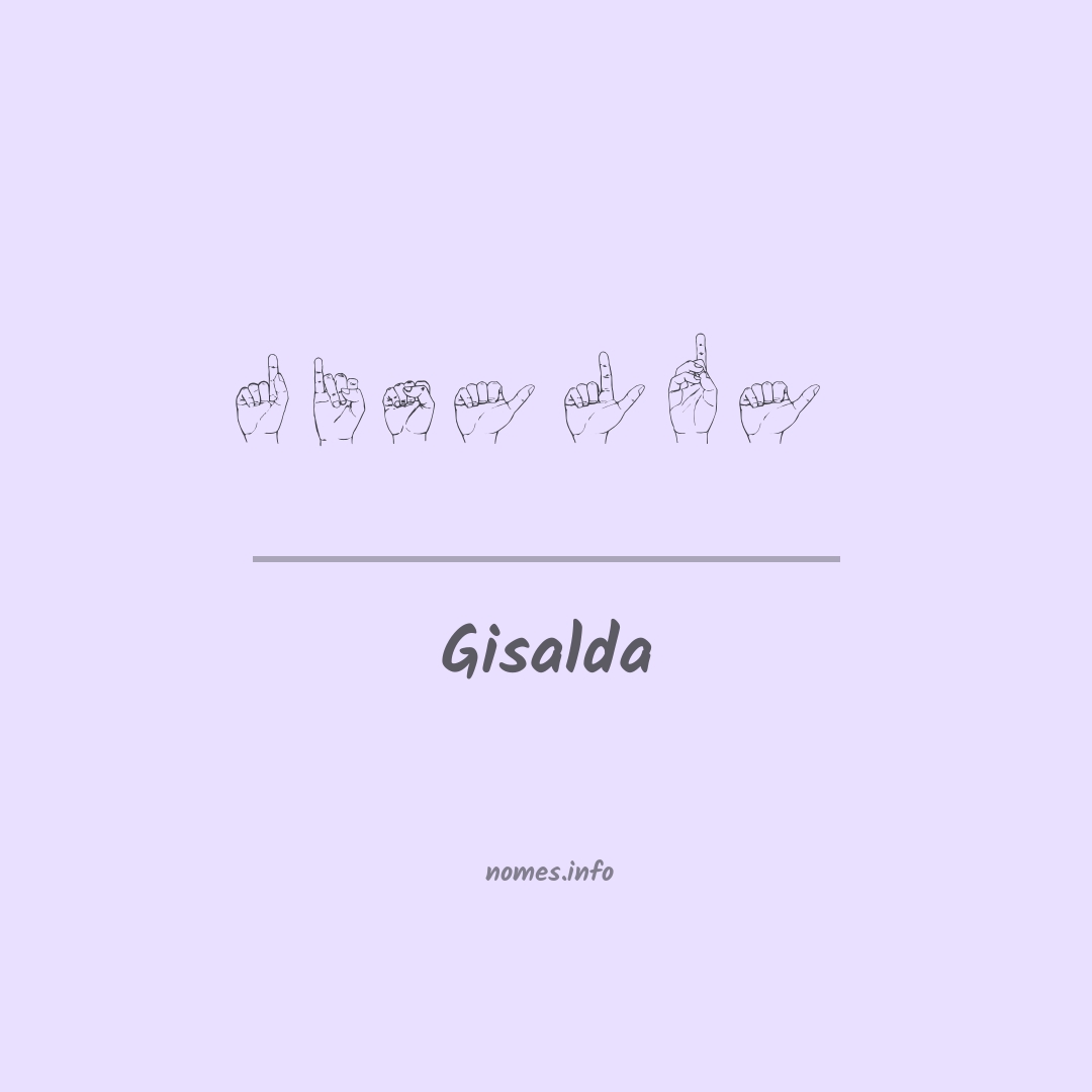 Gisalda em Libras