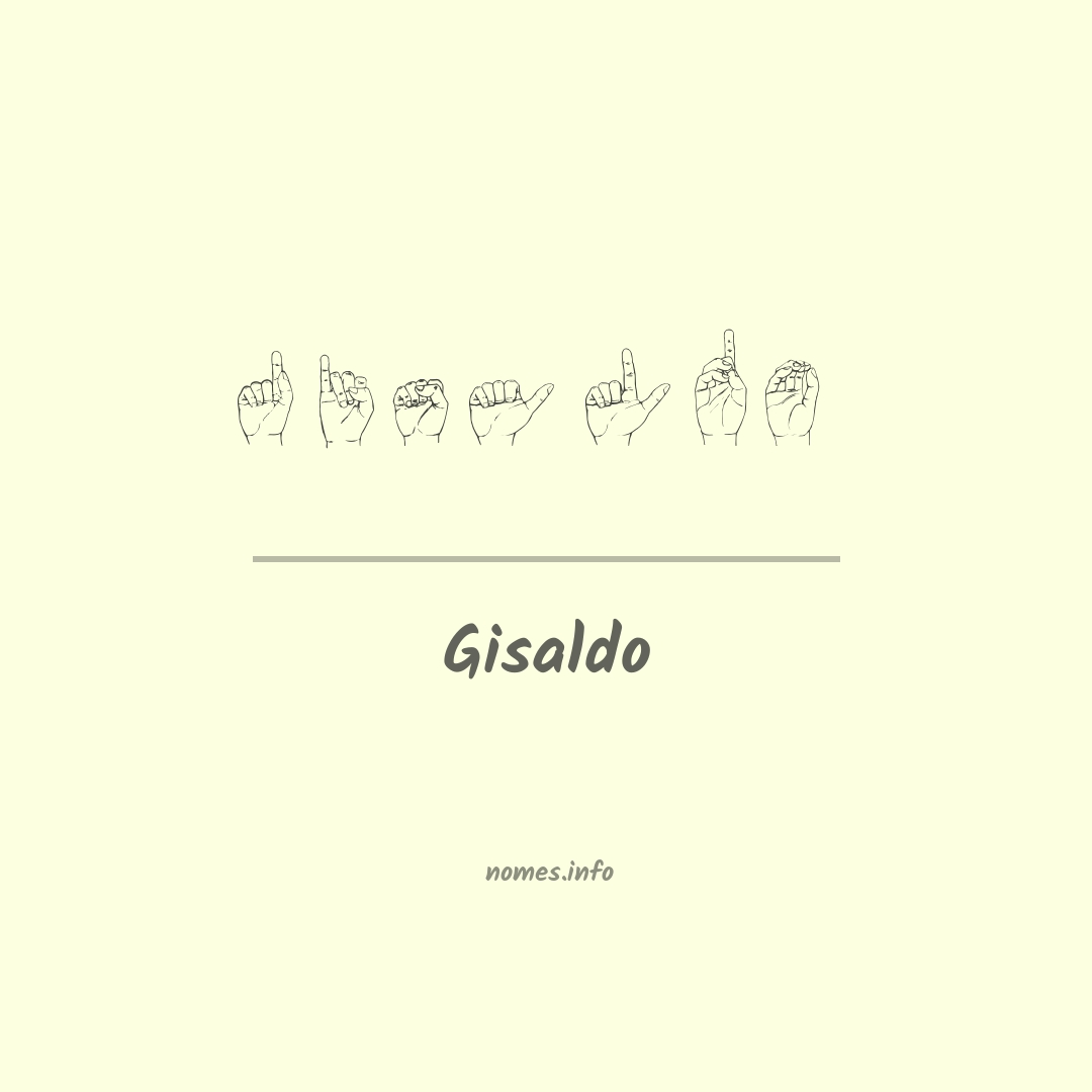 Gisaldo em Libras