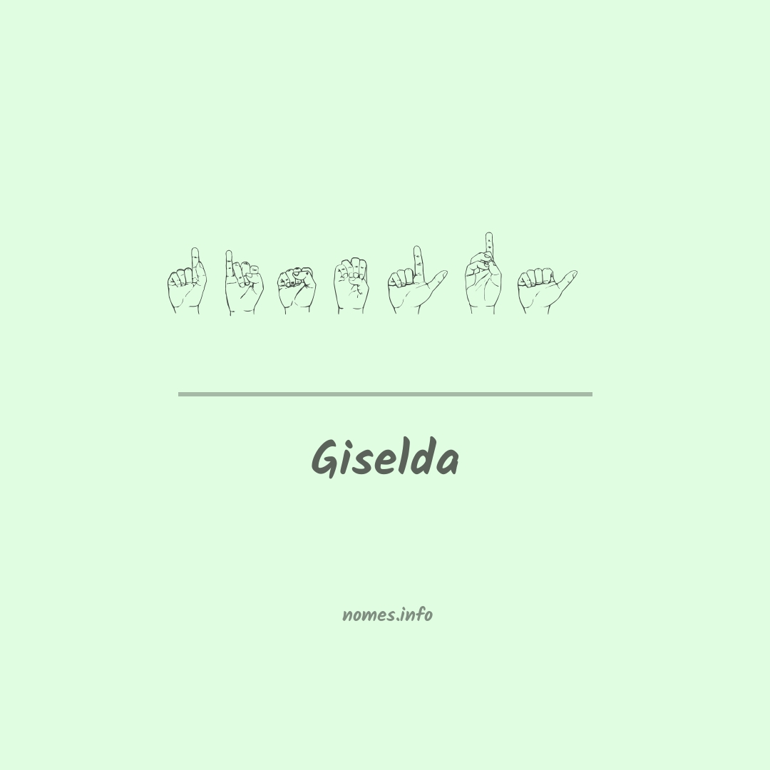 Giselda em Libras