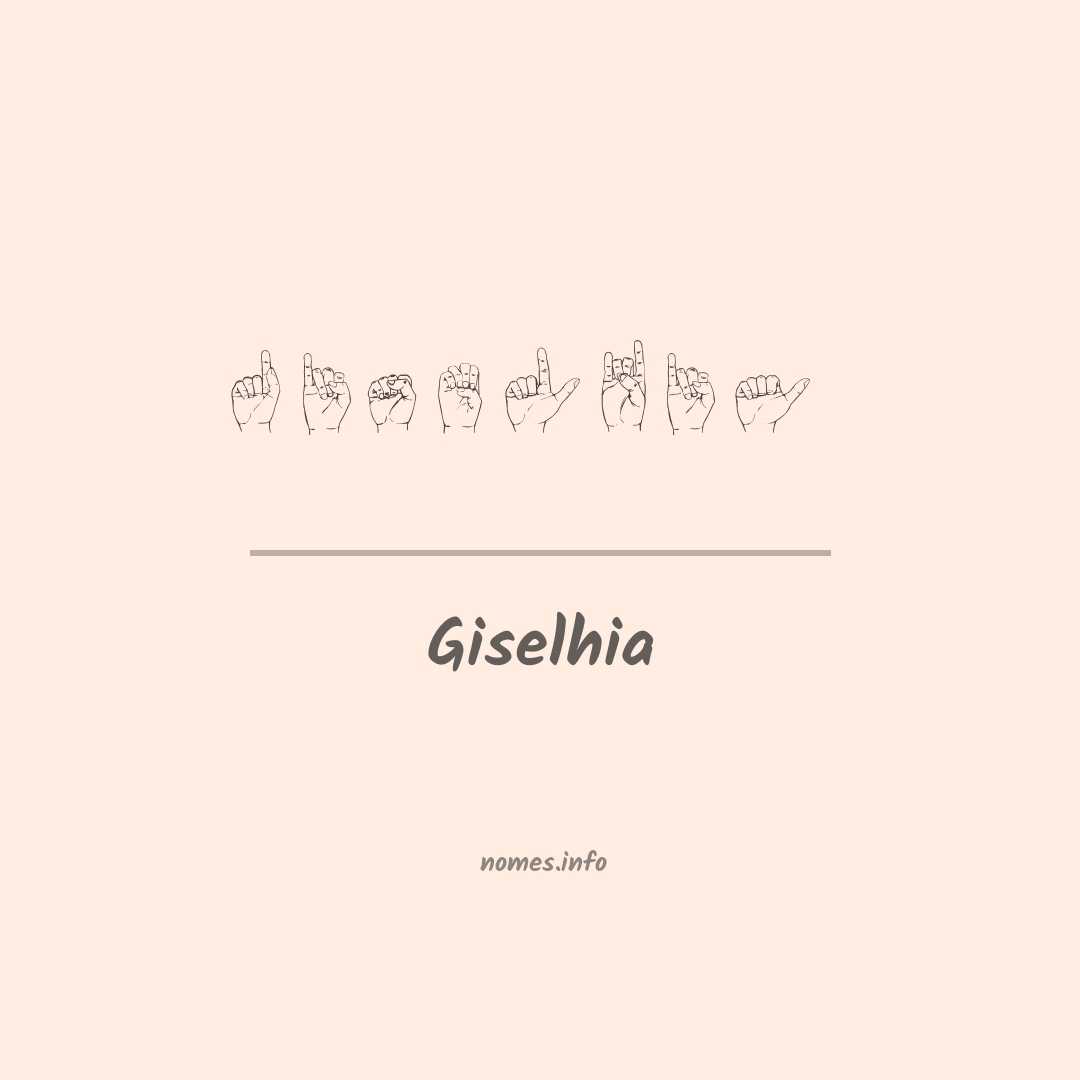Giselhia em Libras