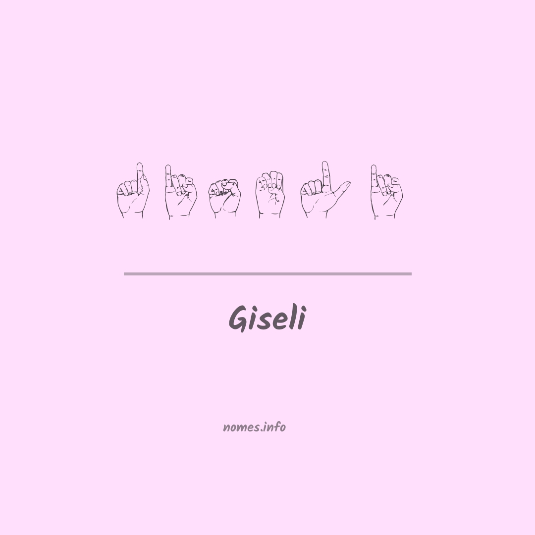 Giseli em Libras