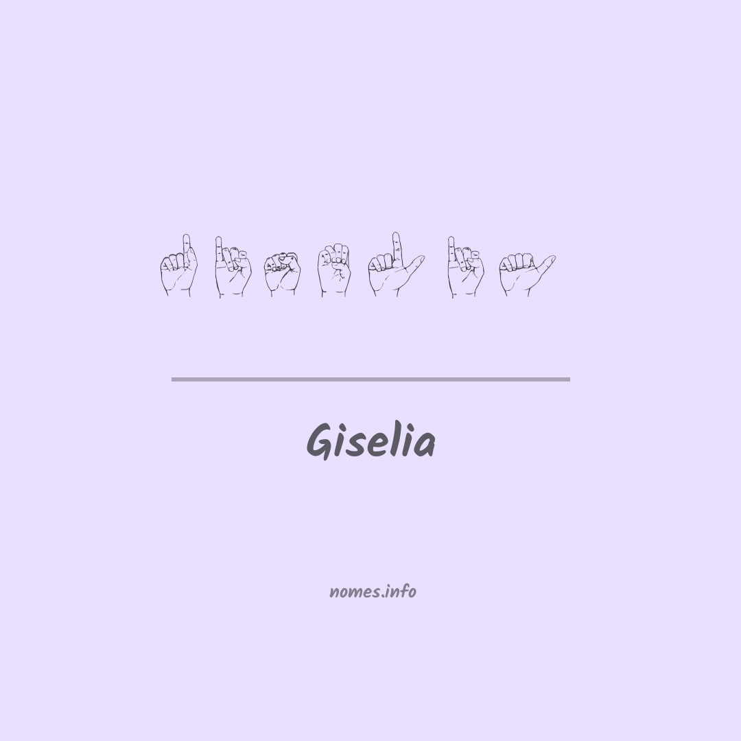 Giselia em Libras