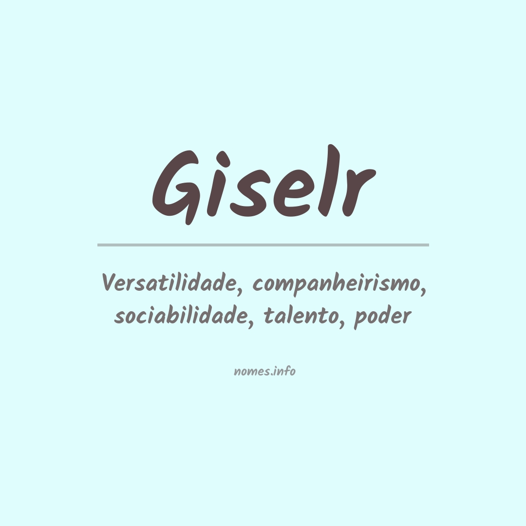 Significado do nome Giselr