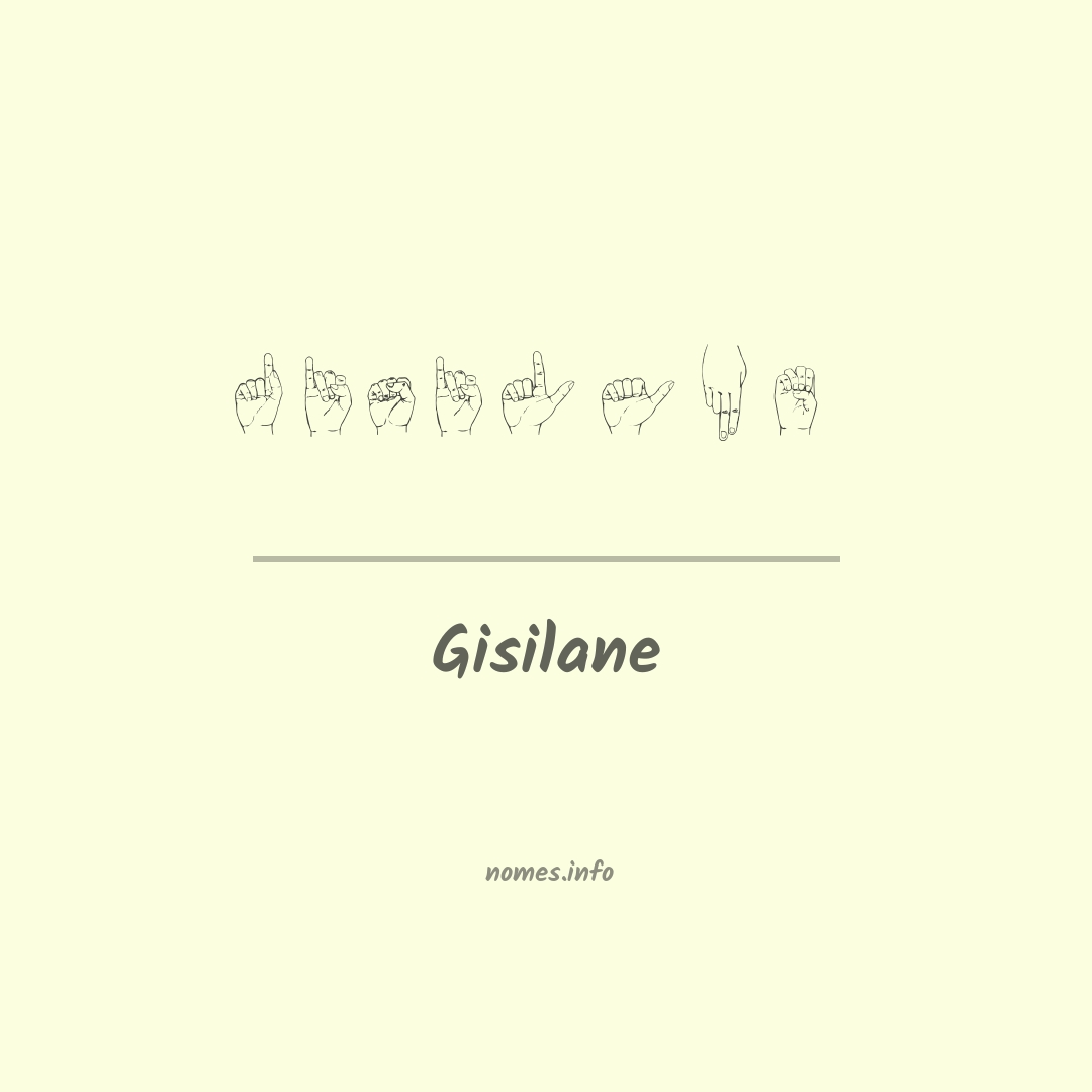 Gisilane em Libras