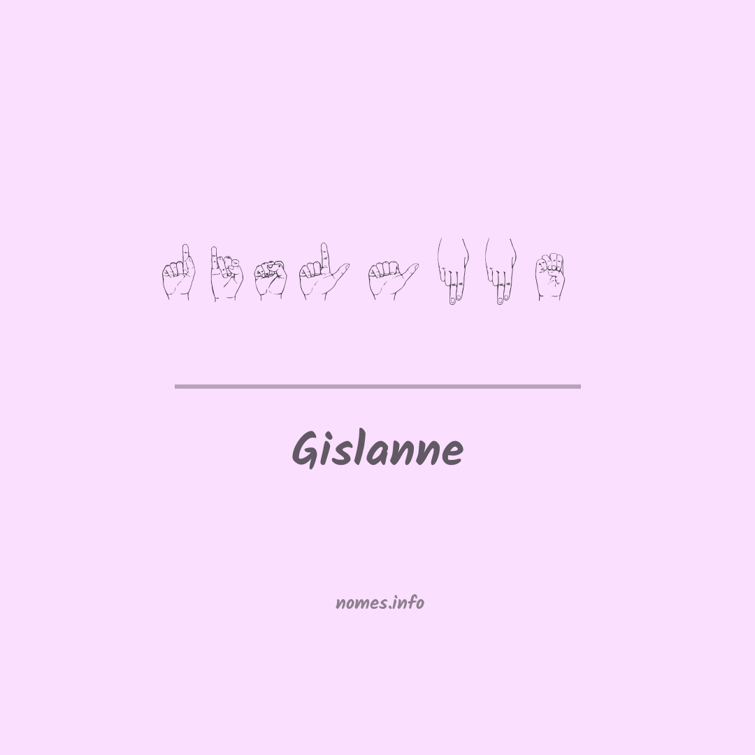 Gislanne em Libras