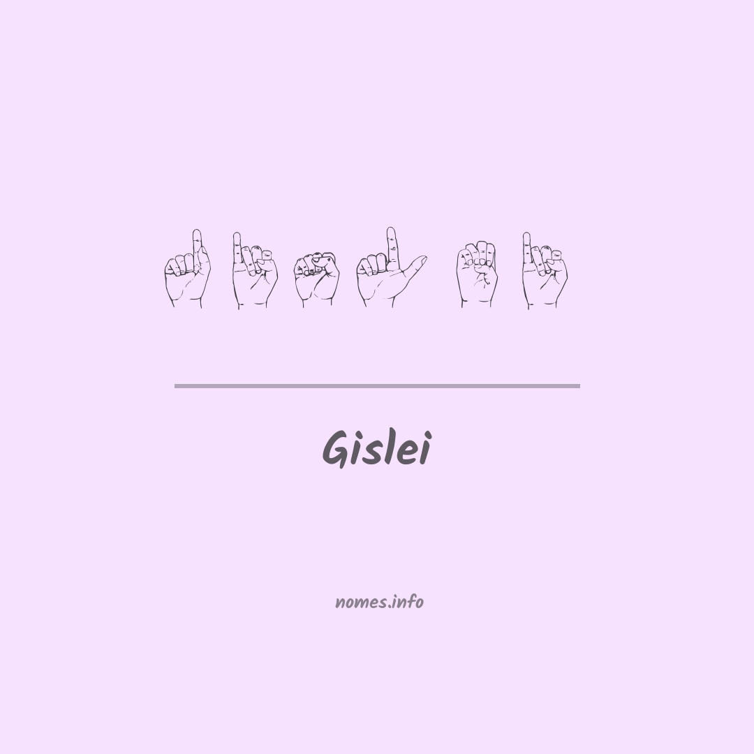 Gislei em Libras