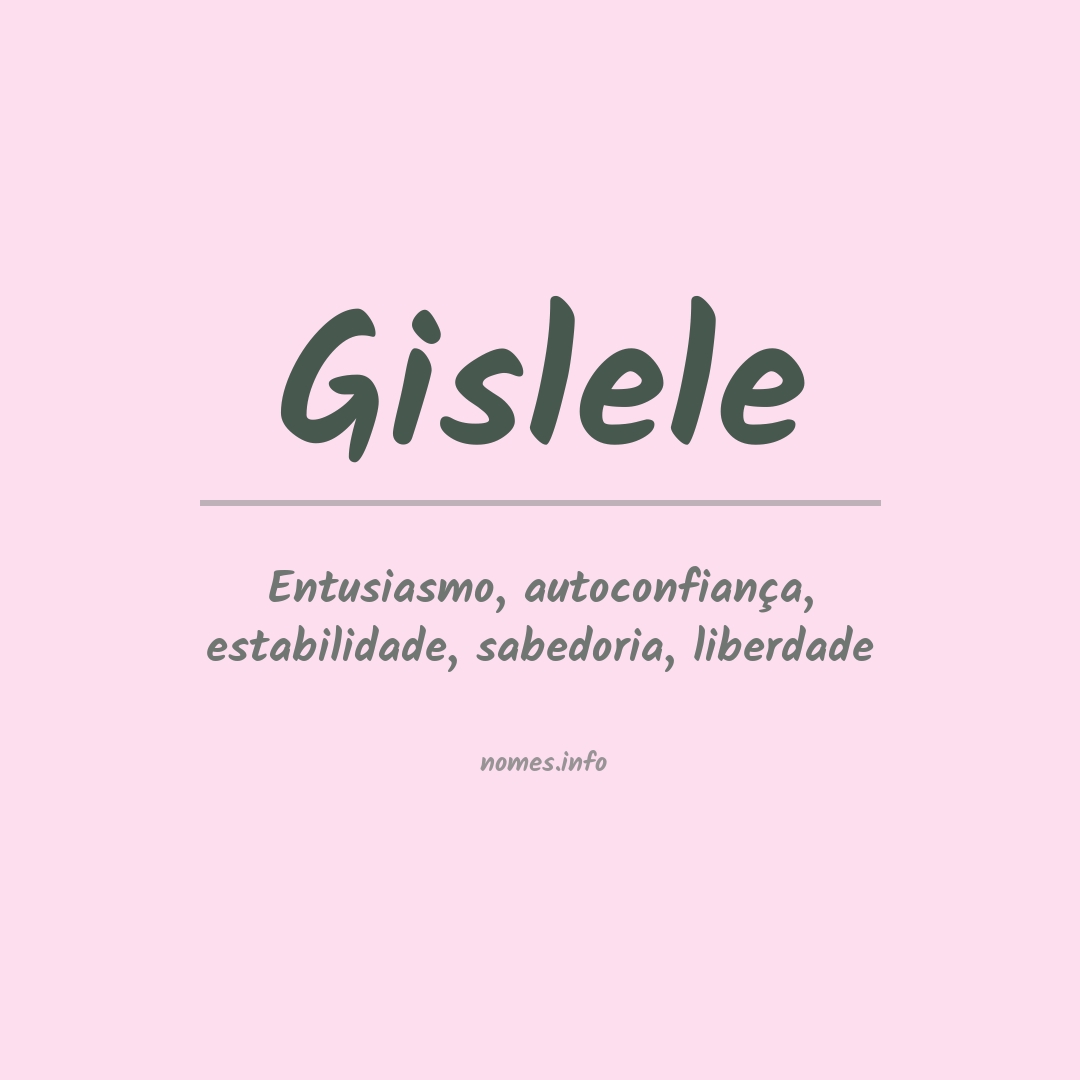 Significado do nome Gislele