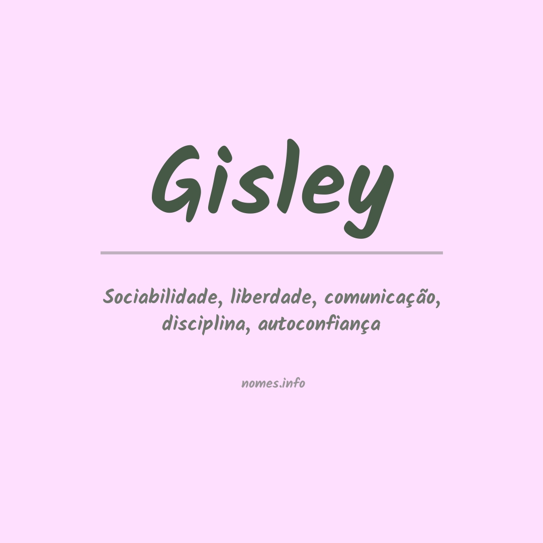 Significado do nome Gisley