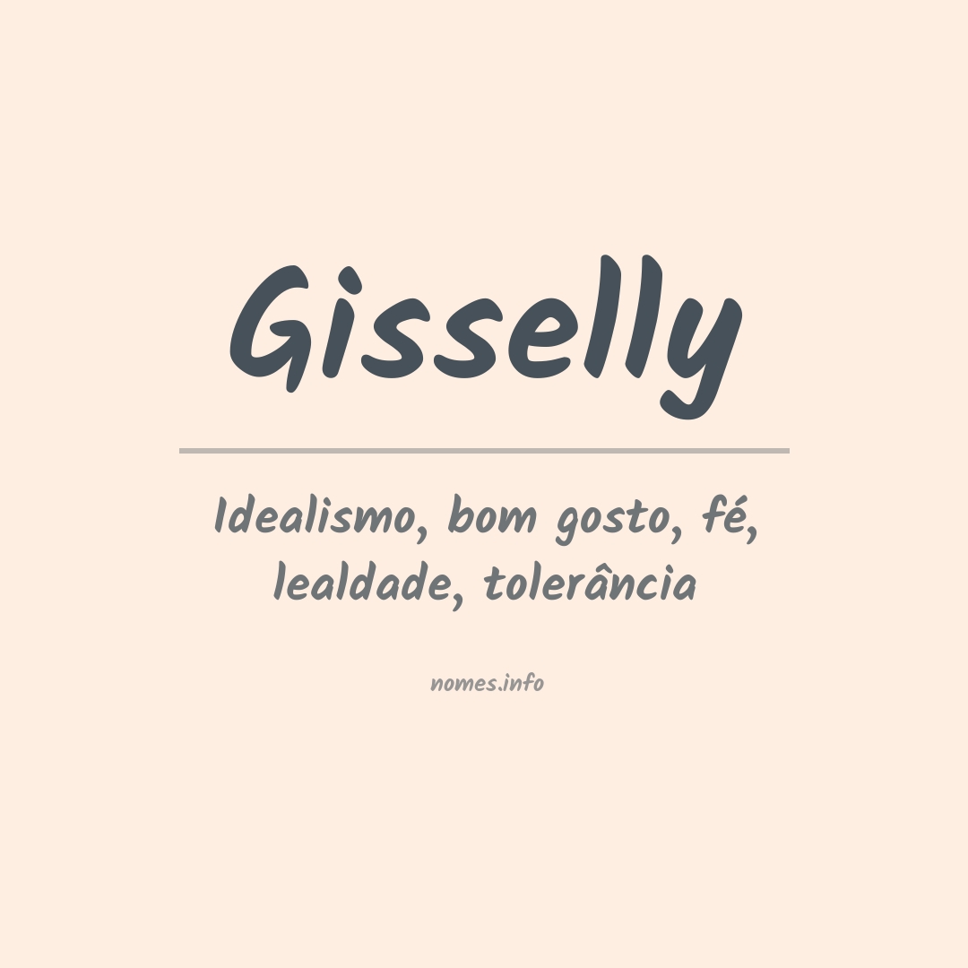 Significado do nome Gisselly