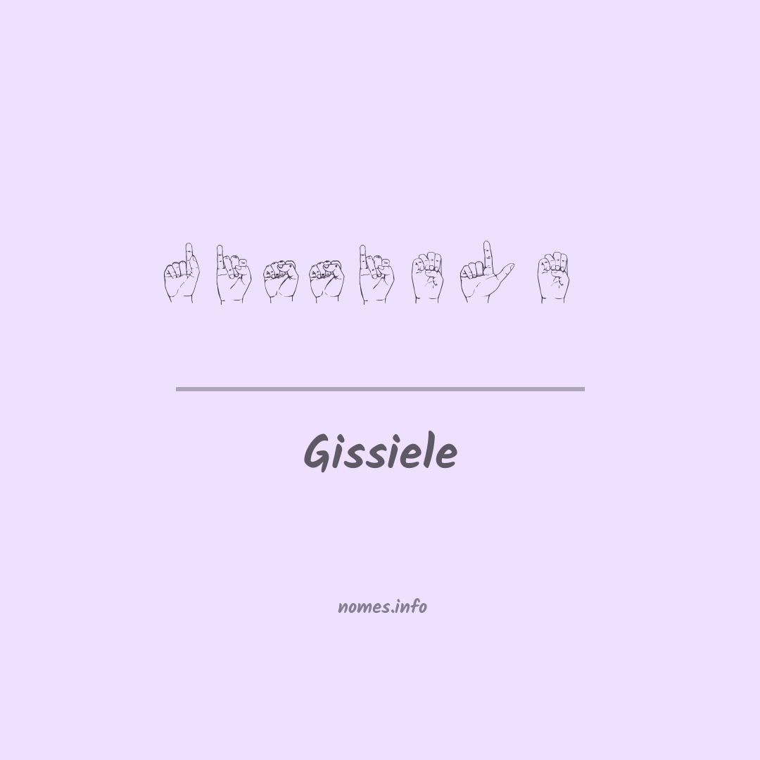 Gissiele em Libras