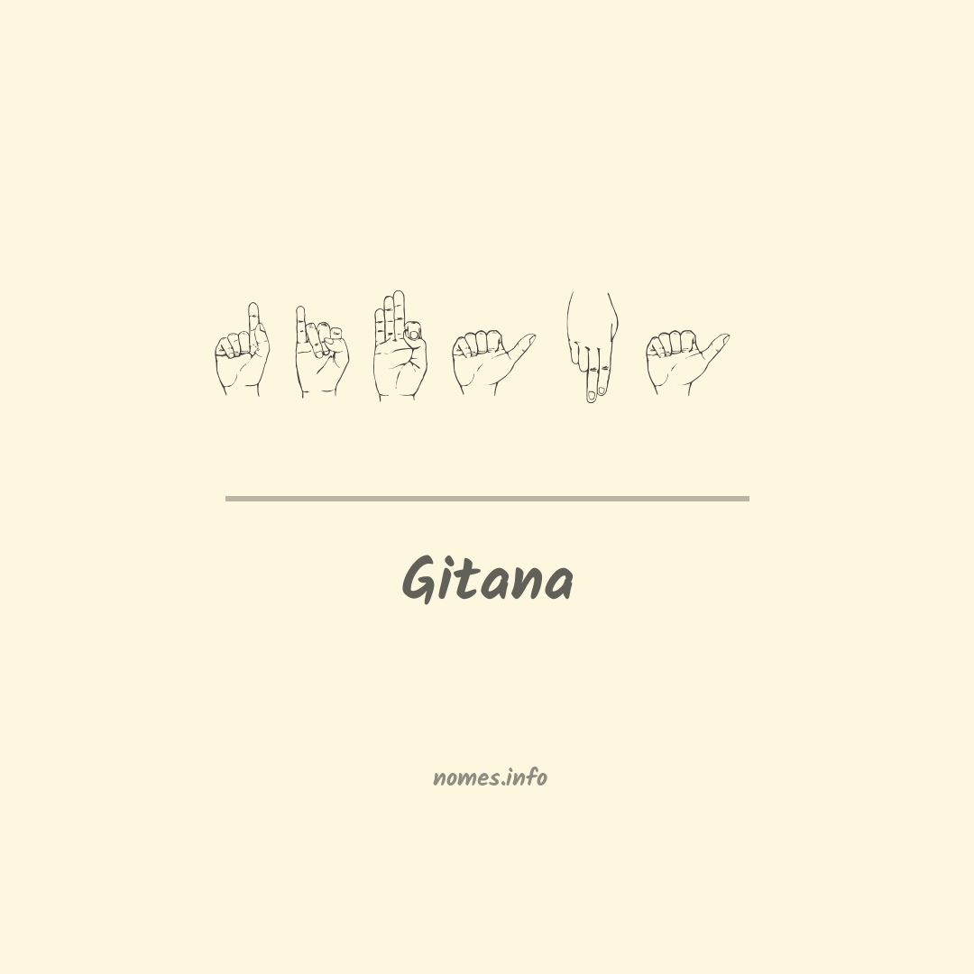 Gitana em Libras