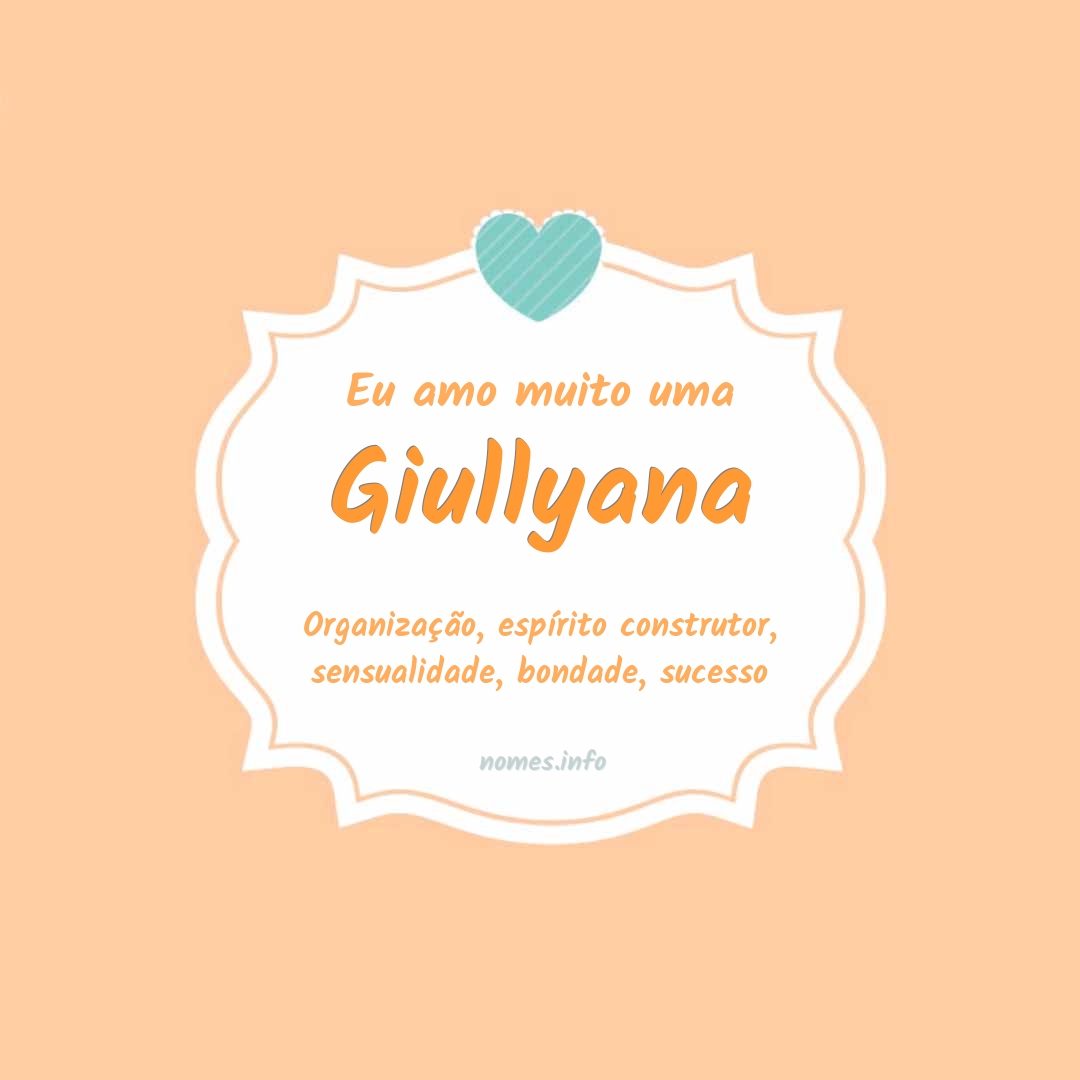 Eu amo muito Giullyana