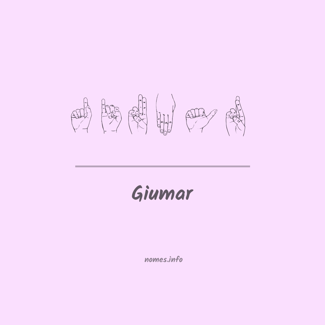 Giumar em Libras