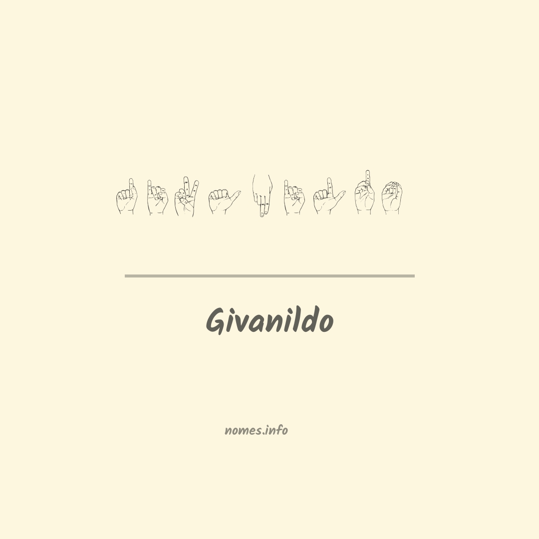 Givanildo em Libras