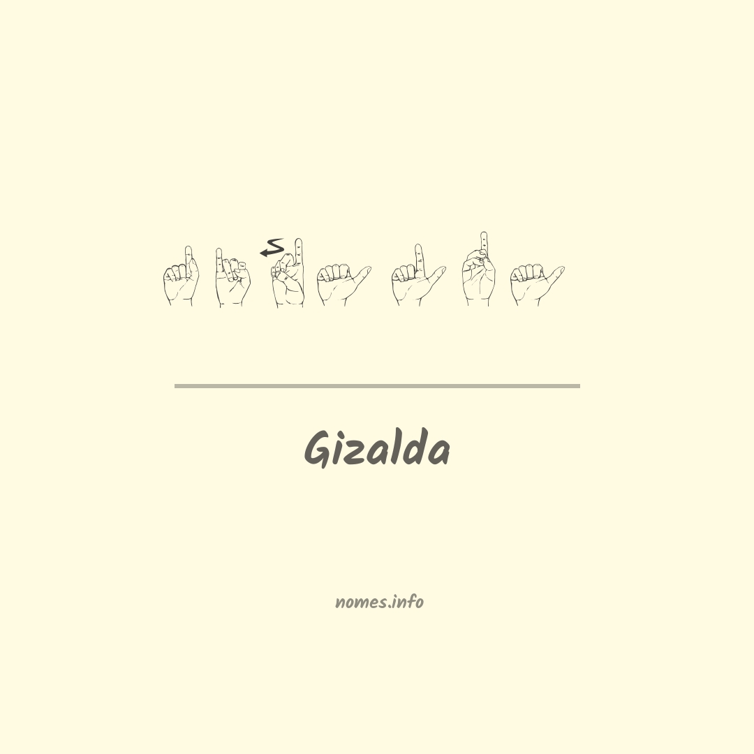 Gizalda em Libras